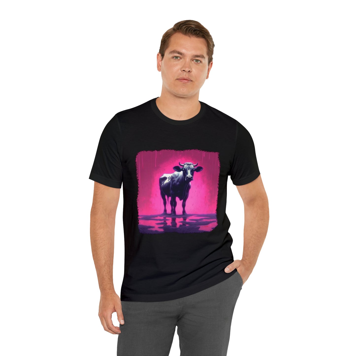 Hot PINK cow