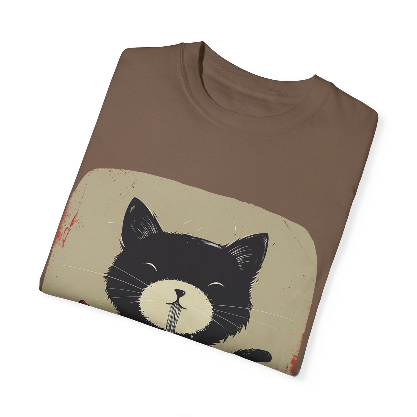Cat Eating Ramen T-shirt