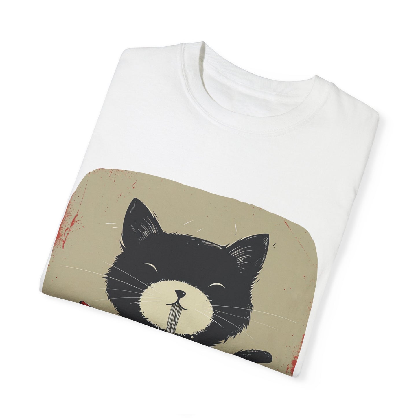 Cat Eating Ramen T-shirt