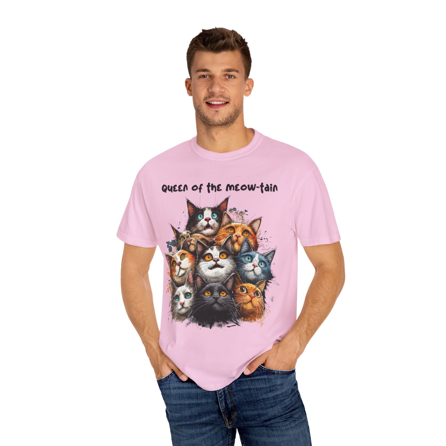 Queen of the Meow-tain, Cat Lady Shirt