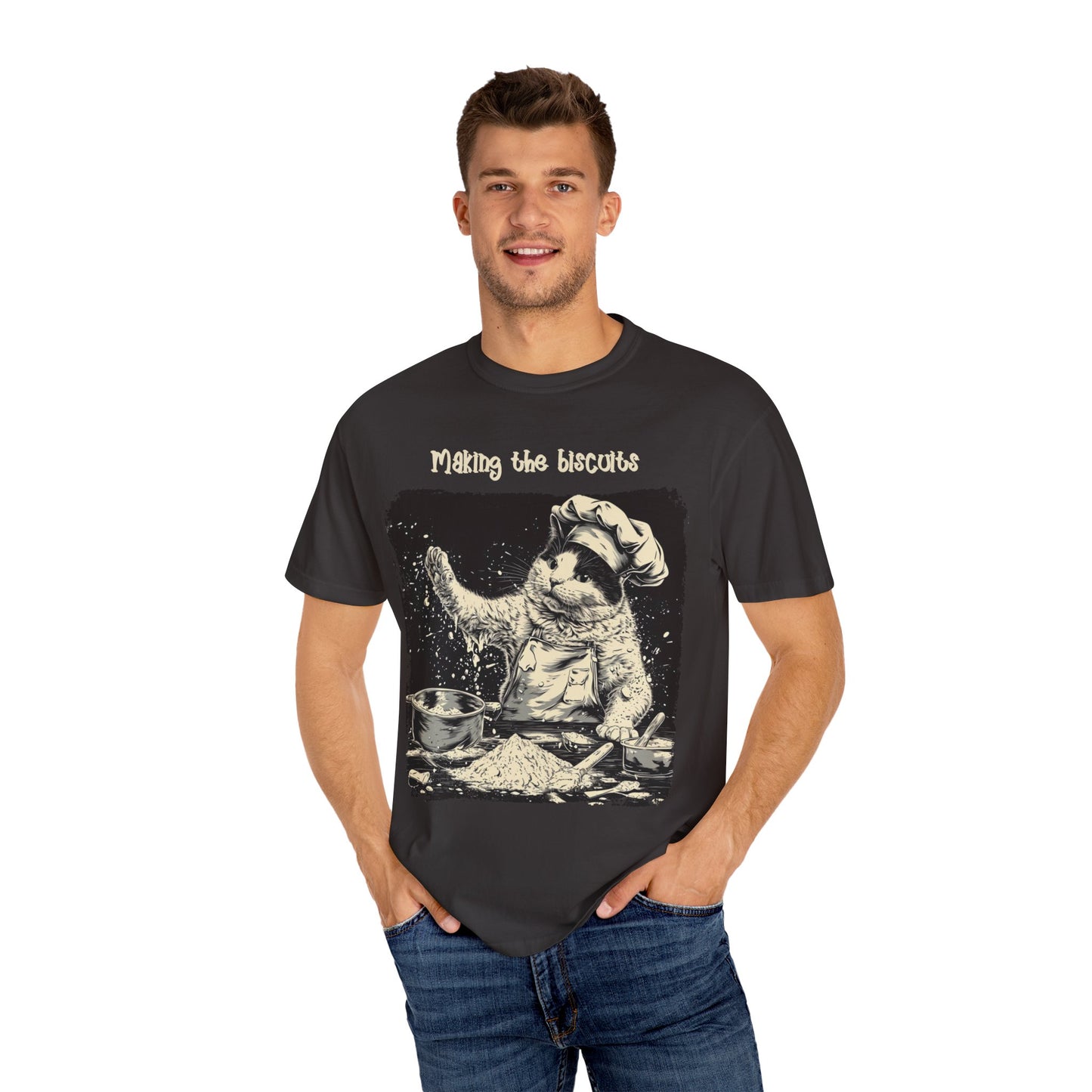 Making the Biscuits, Cat T-Shirt