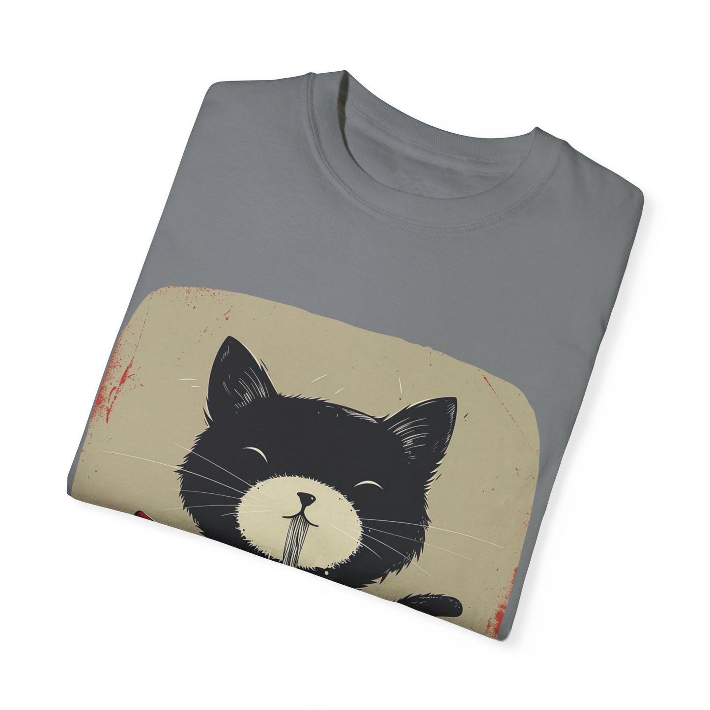 Cat Eating Ramen T-shirt