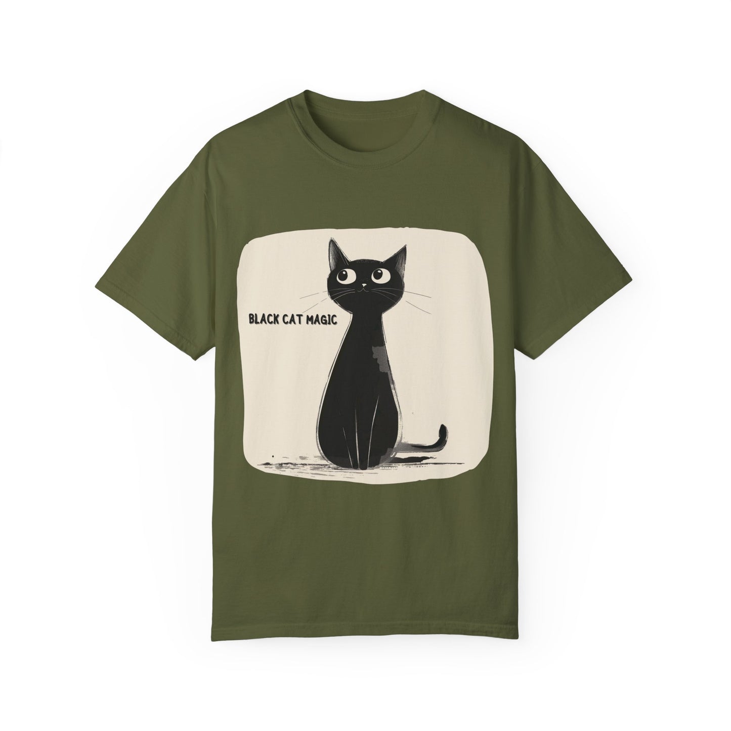 Black cat magic T-shirt