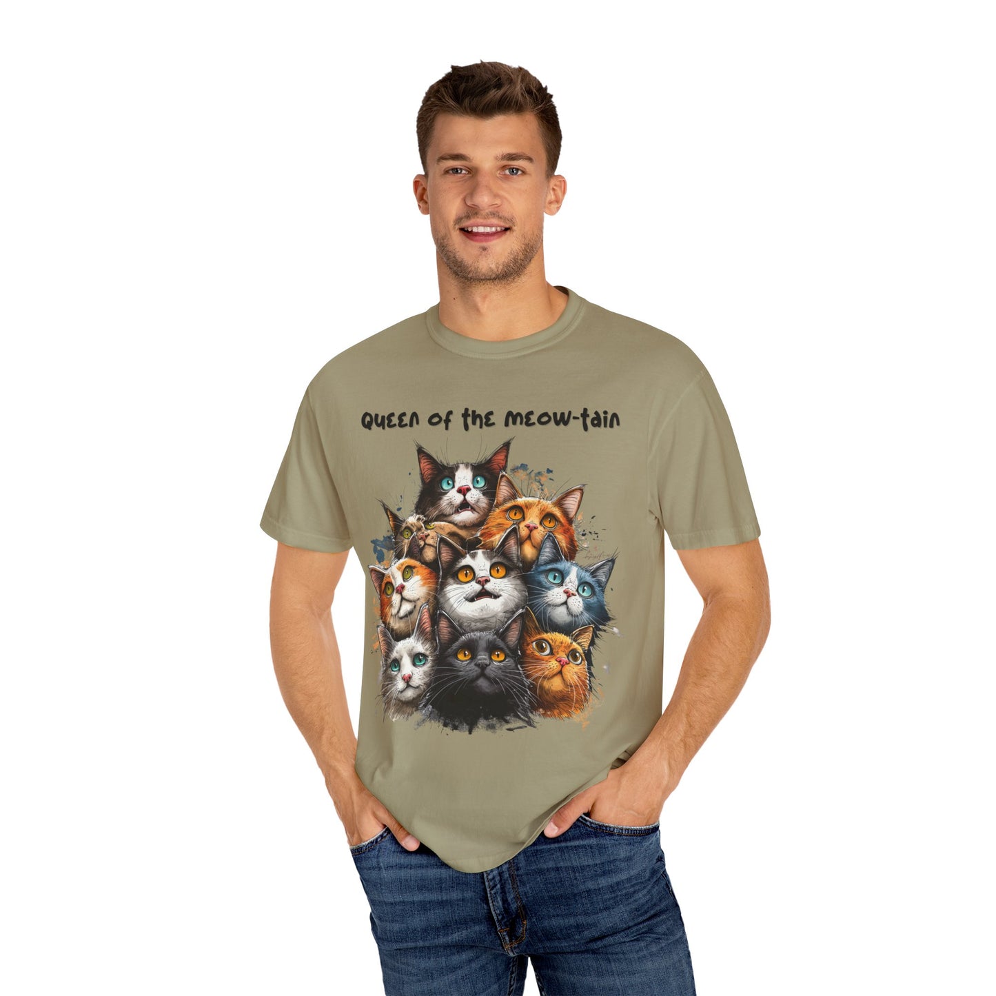 Queen of the Meow-tain, Cat Lady Shirt