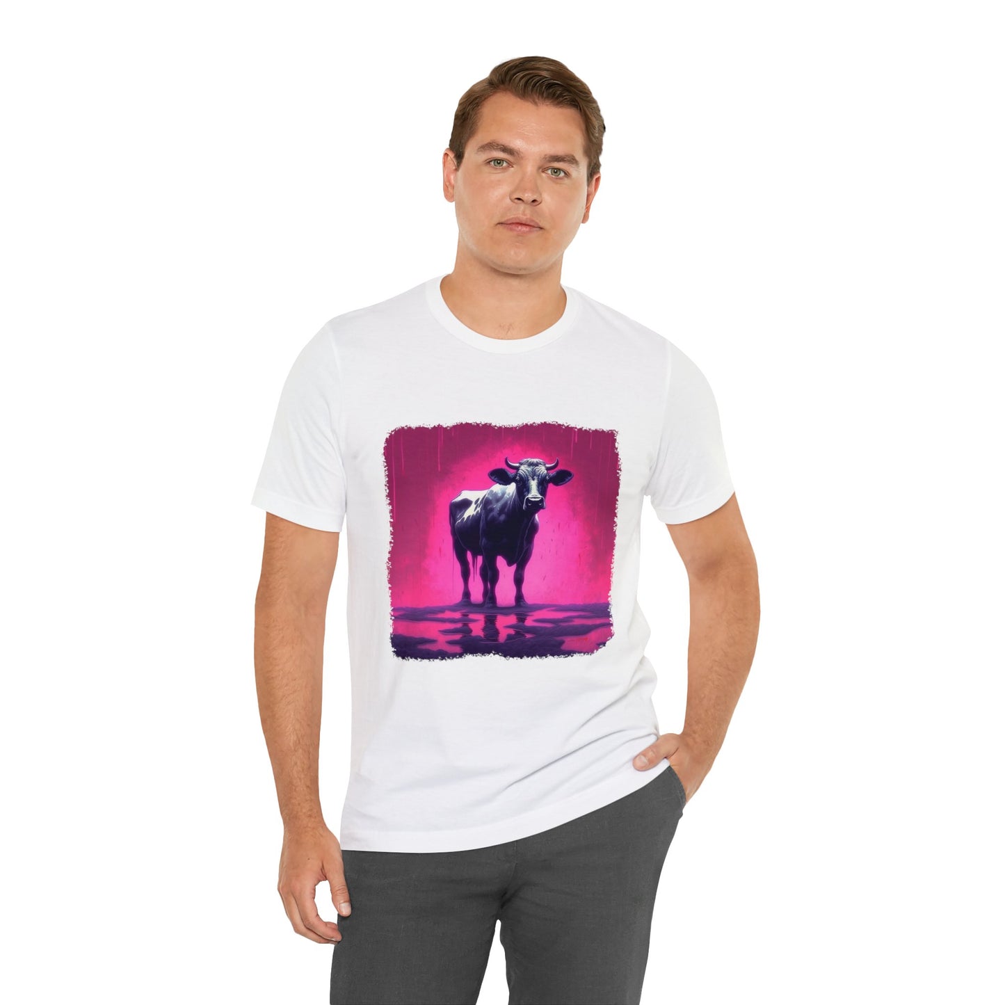 Hot PINK cow