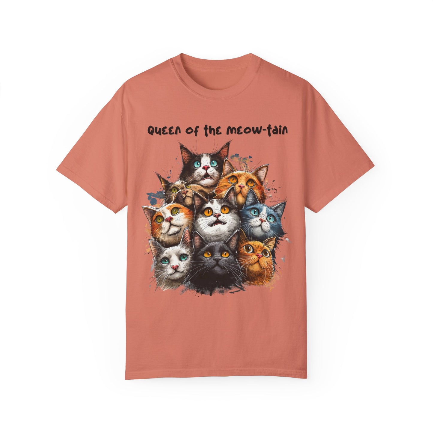 Queen of the Meow-tain, Cat Lady Shirt