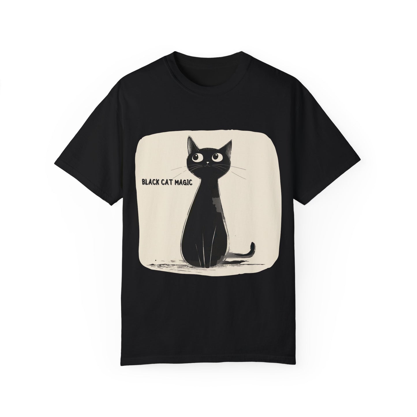 Black cat magic T-shirt