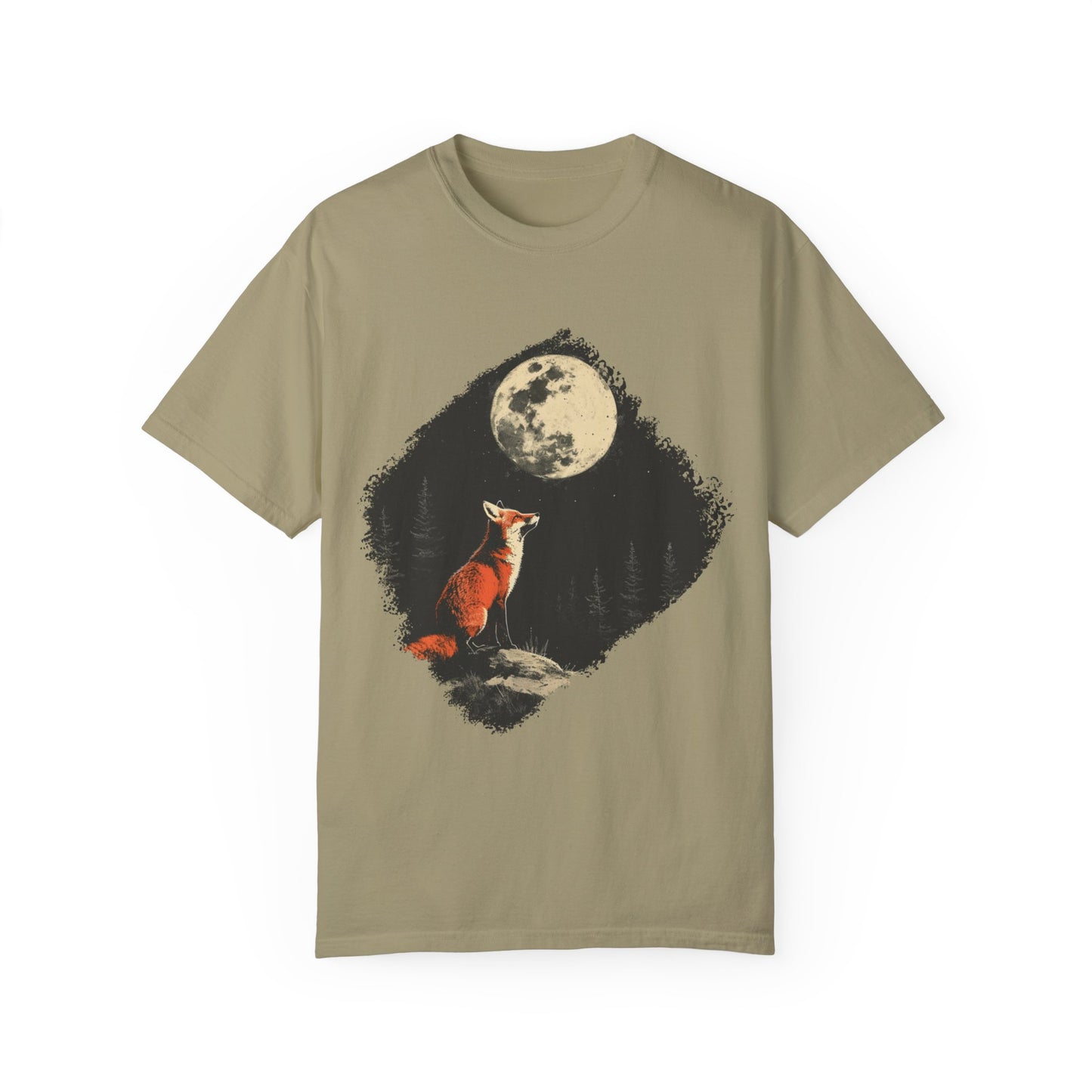 Fox under the moon shirt