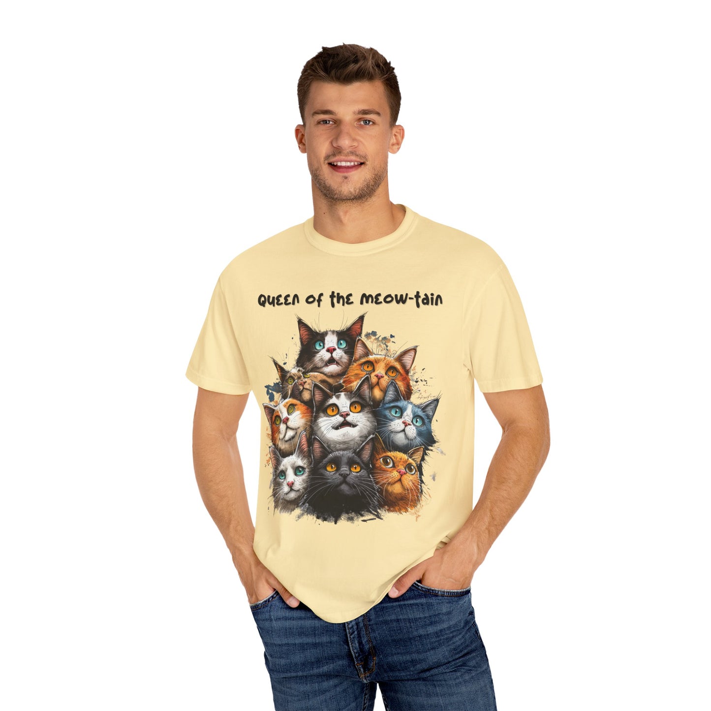 Queen of the Meow-tain, Cat Lady Shirt