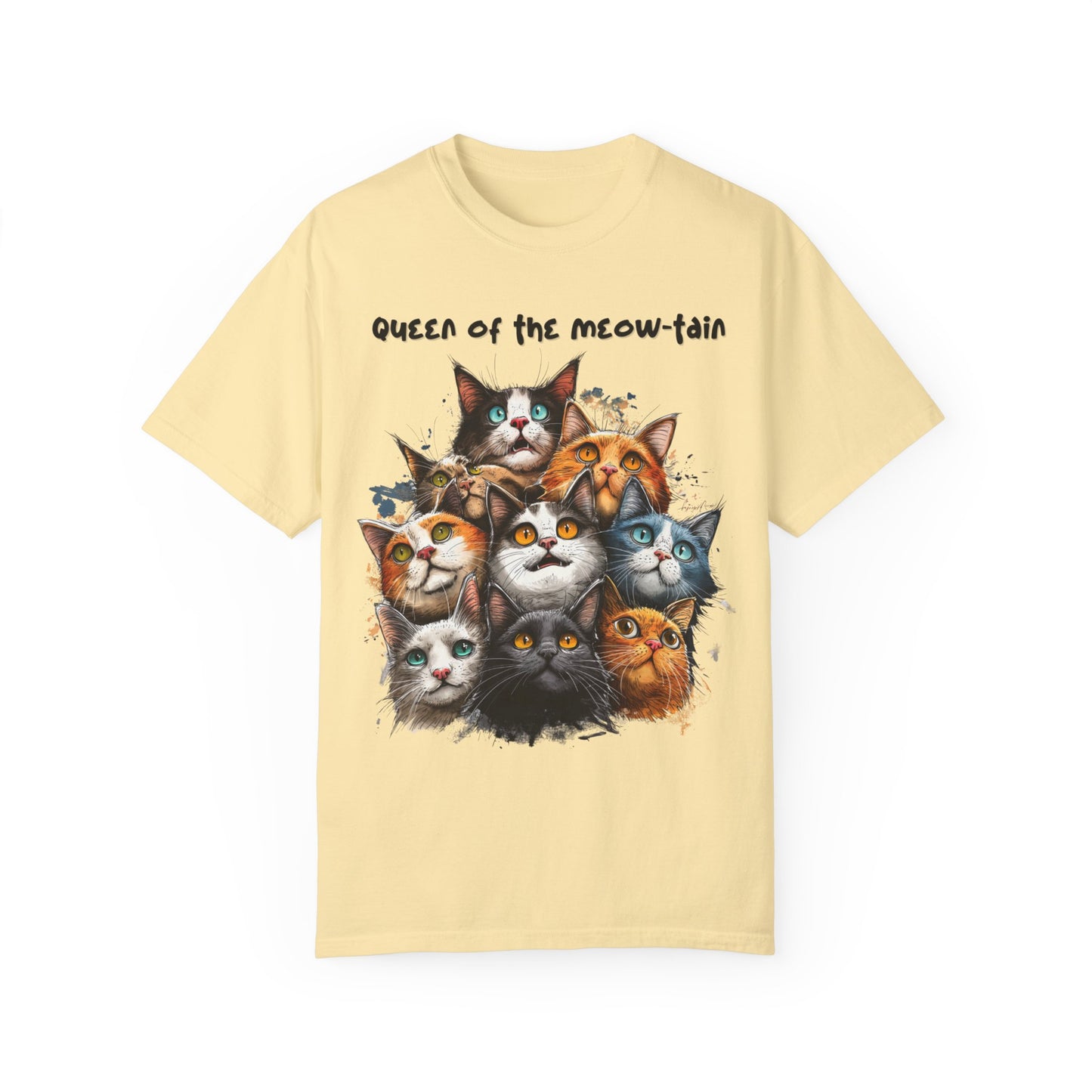 Queen of the Meow-tain, Cat Lady Shirt