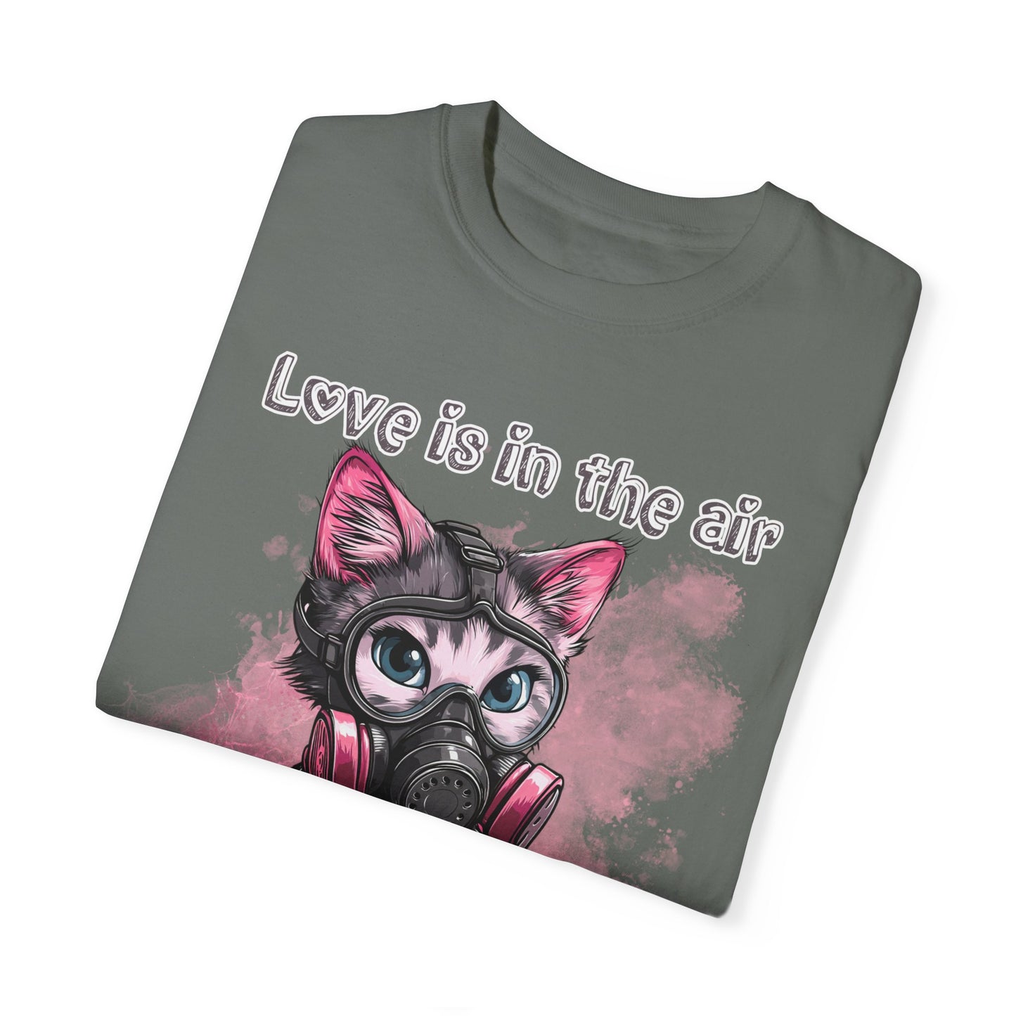 Love is in the air don't breathe, Valentine's shirt