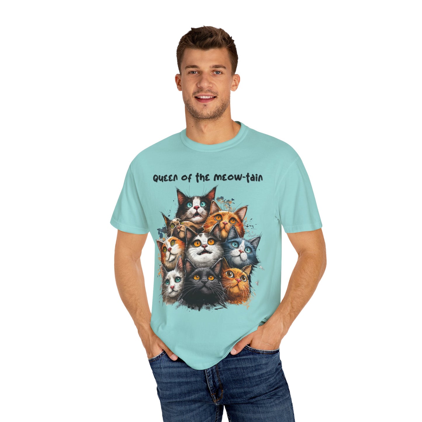 Queen of the Meow-tain, Cat Lady Shirt