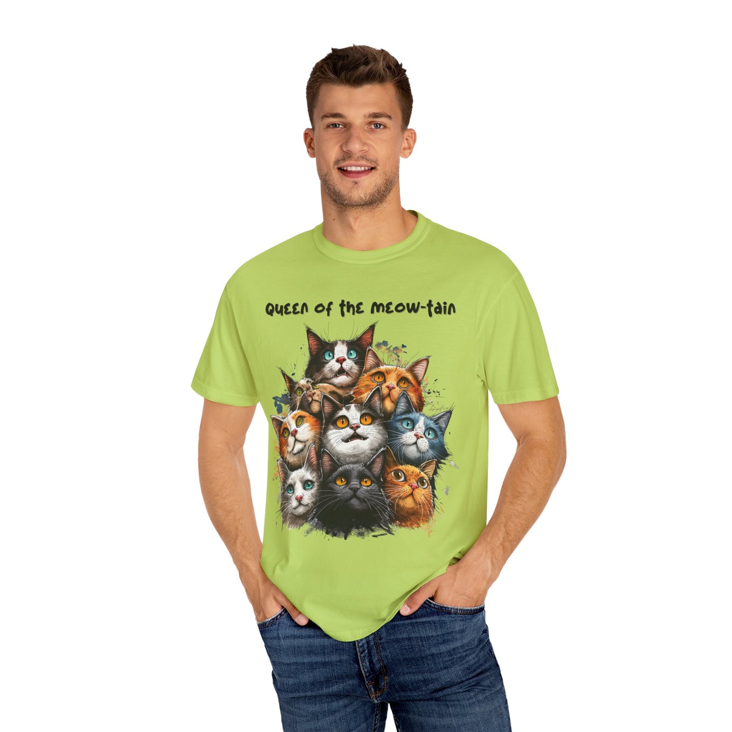 Queen of the Meow-tain, Cat Lady Shirt