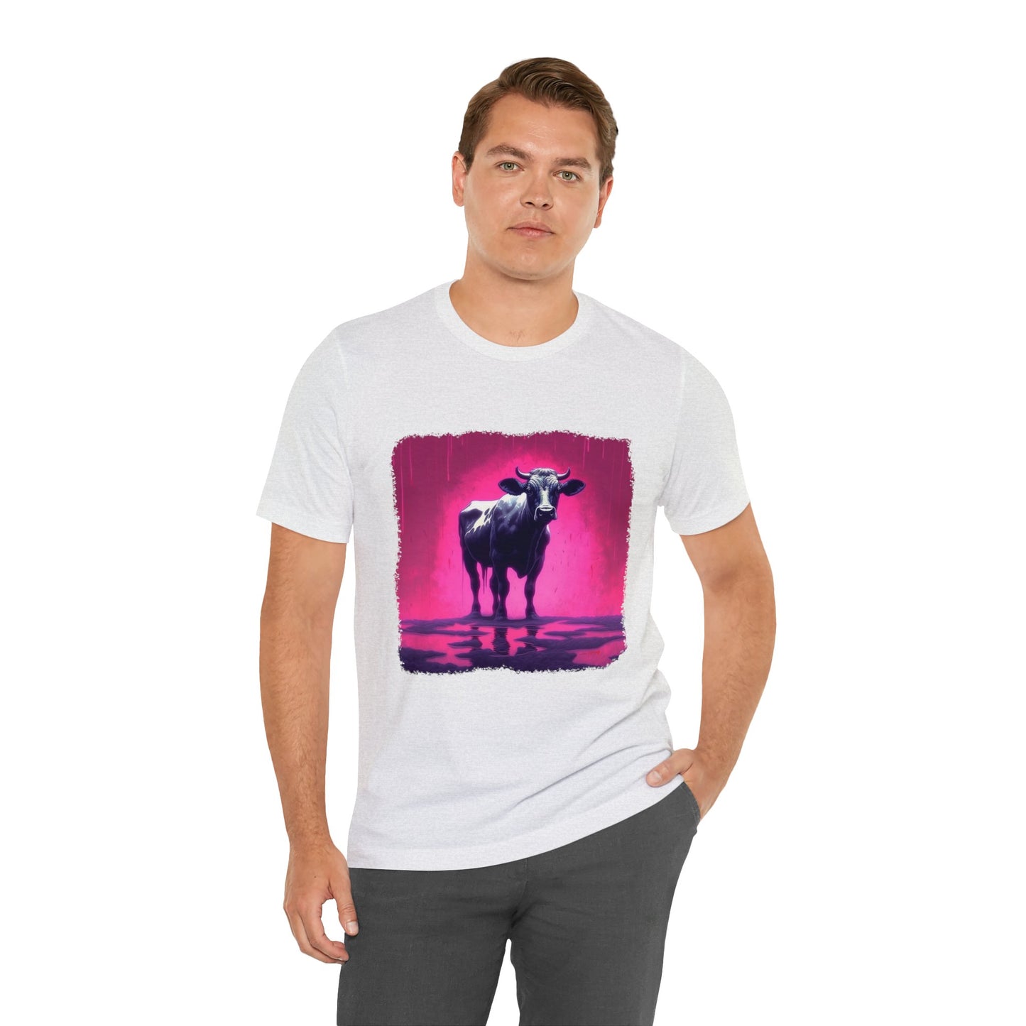 Hot PINK cow