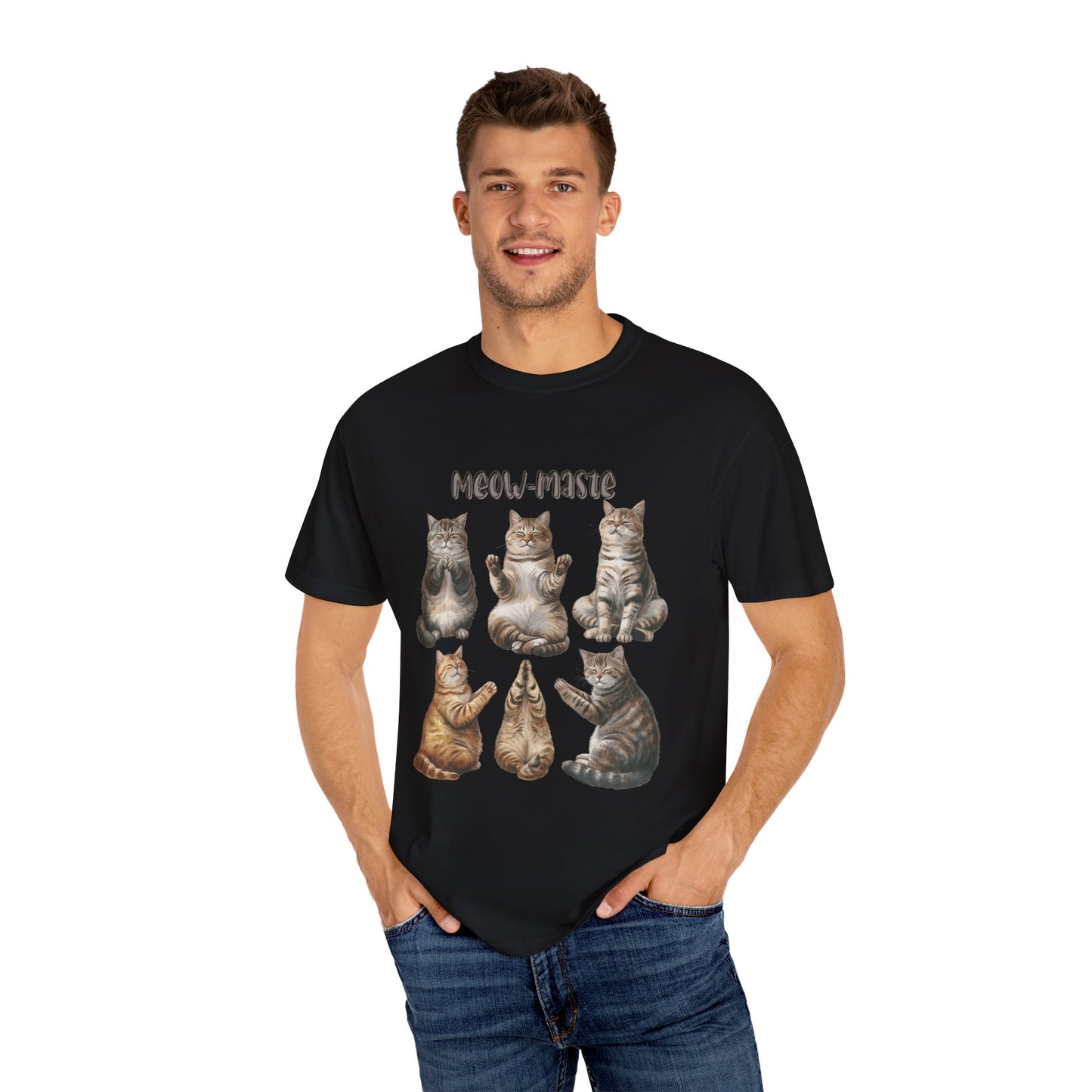 Meow-Maste, Yoga Cat T-Shirt