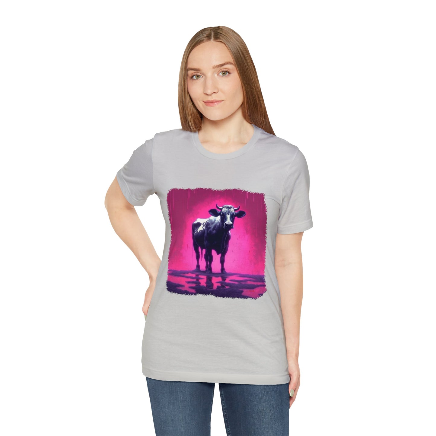 Hot PINK cow