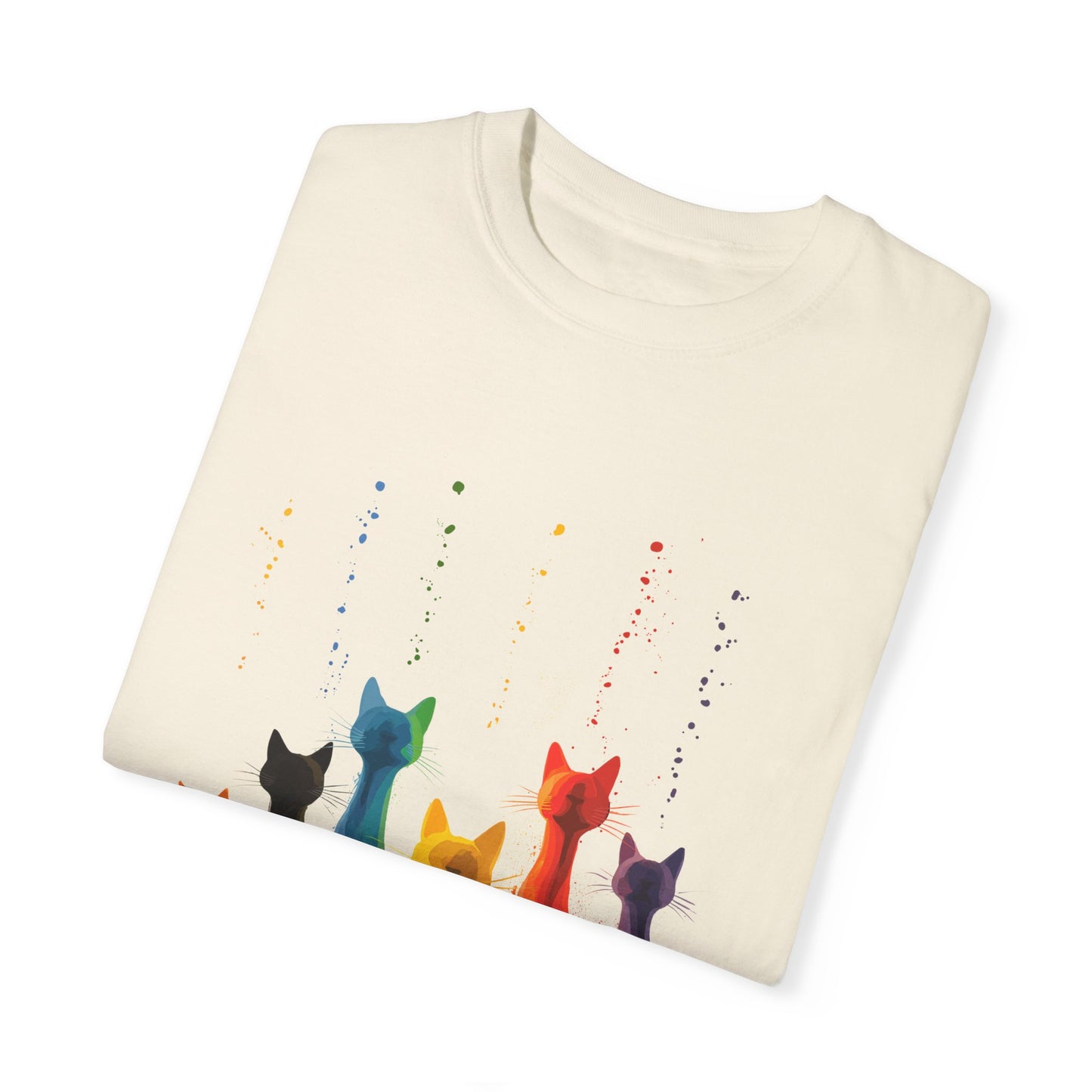 Cat Colorful Drip Shirt