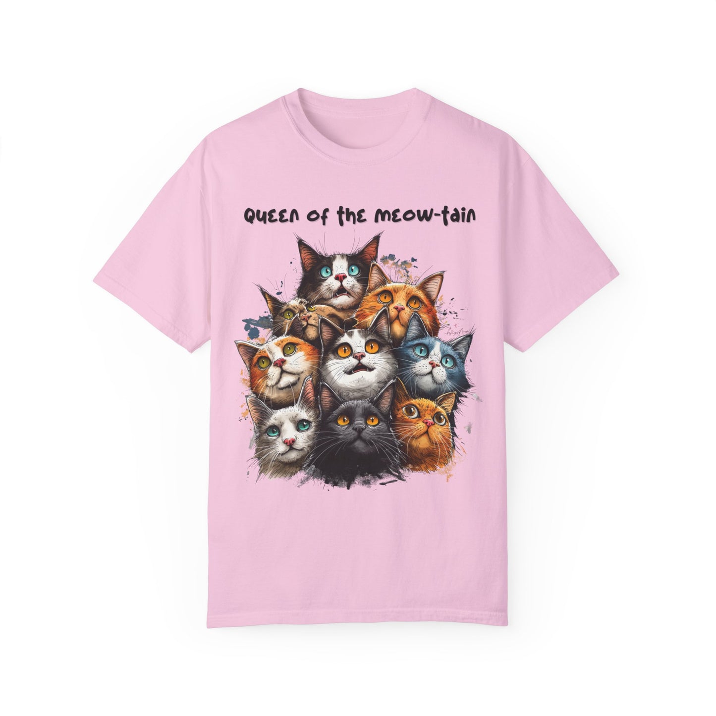 Queen of the Meow-tain, Cat Lady Shirt