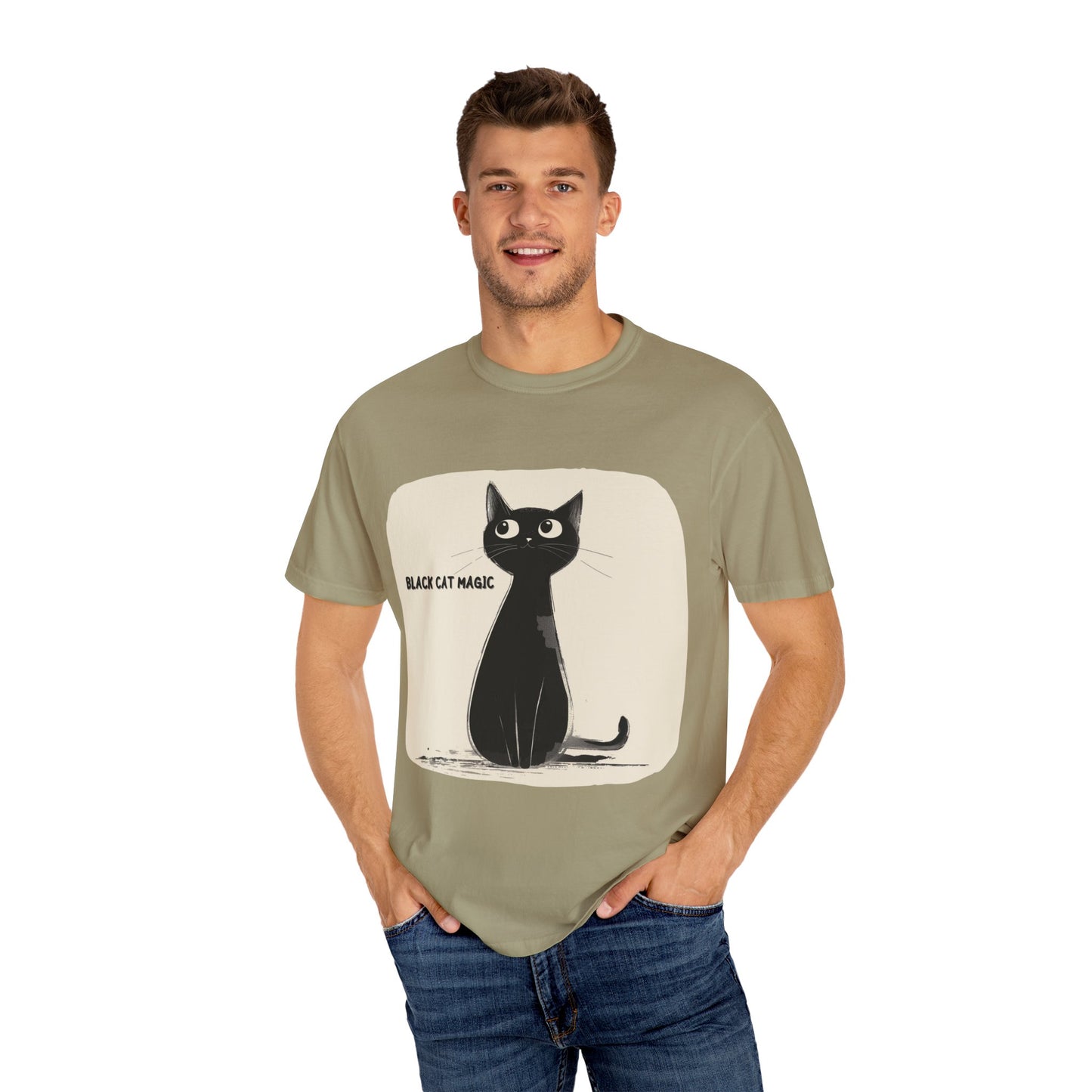 Black cat magic T-shirt