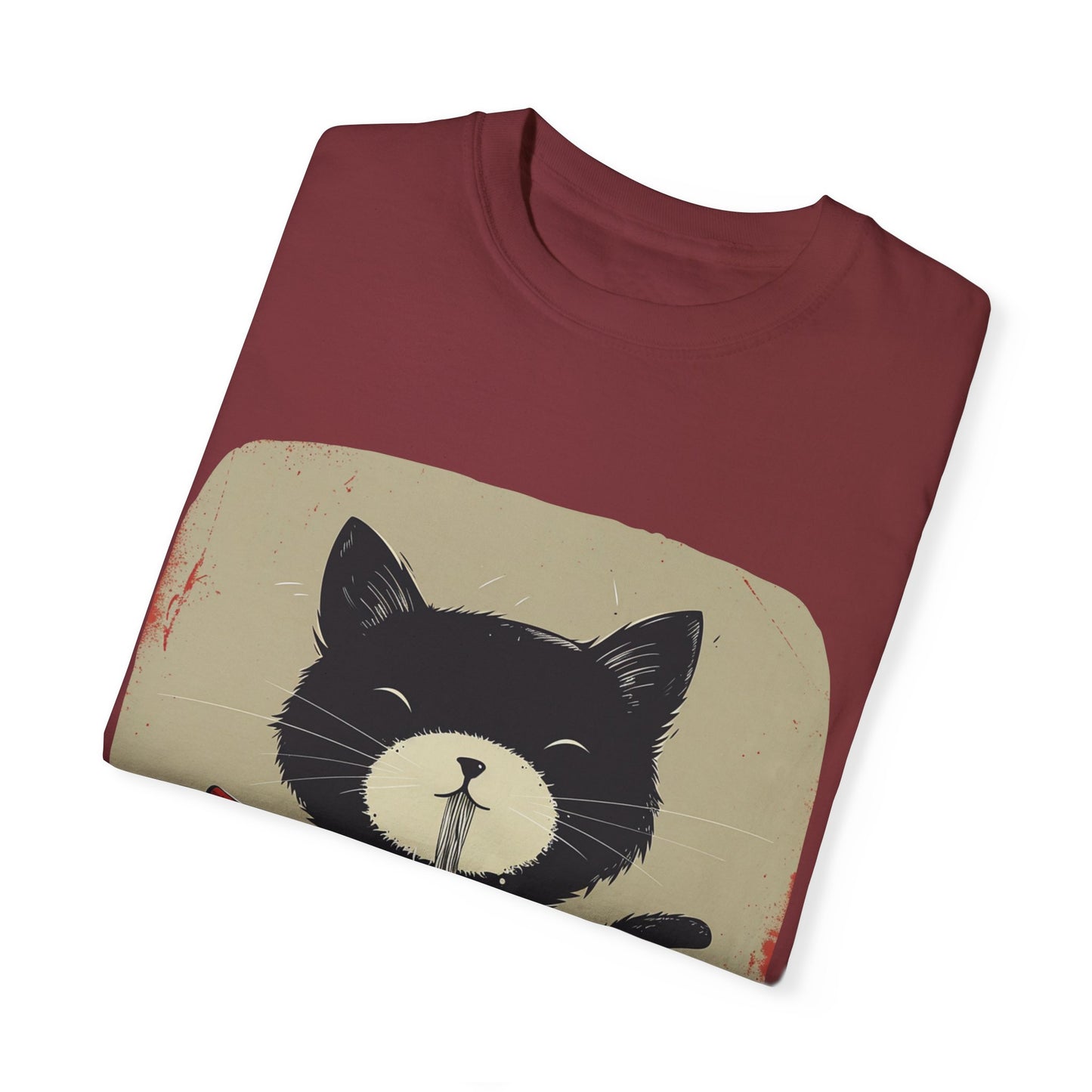 Cat Eating Ramen T-shirt