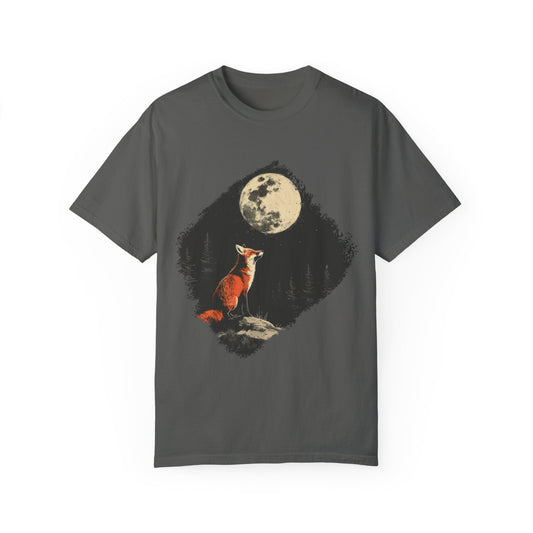 Fox under the moon shirt