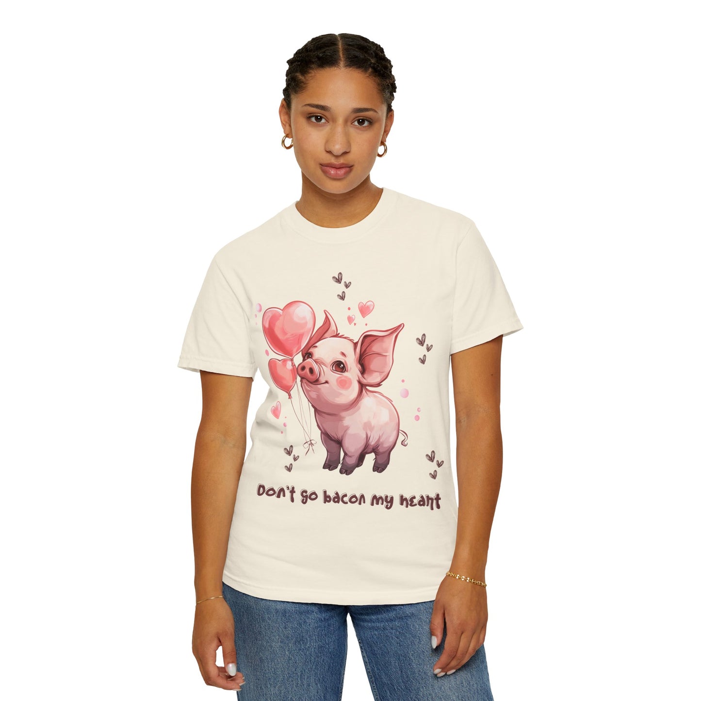 Don't go bacon my heart, pig valentine's shirt