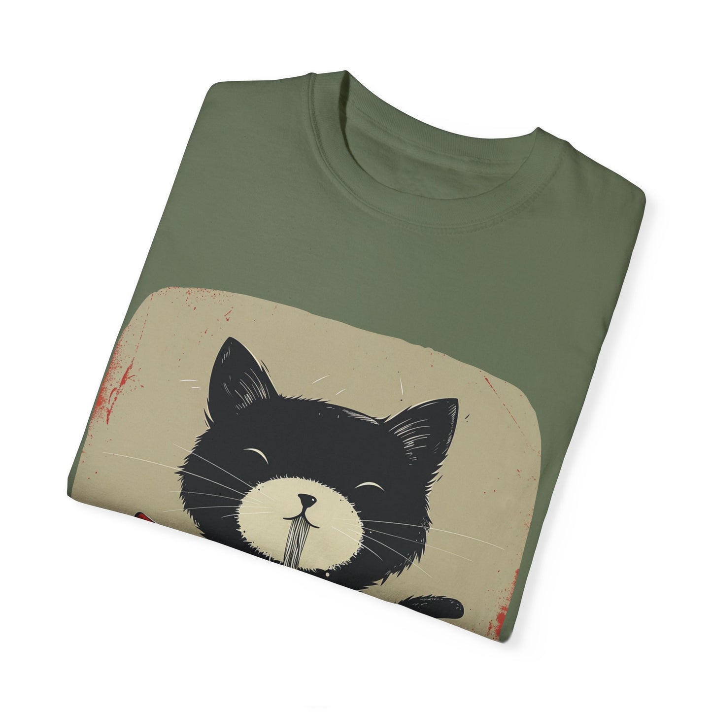 Cat Eating Ramen T-shirt