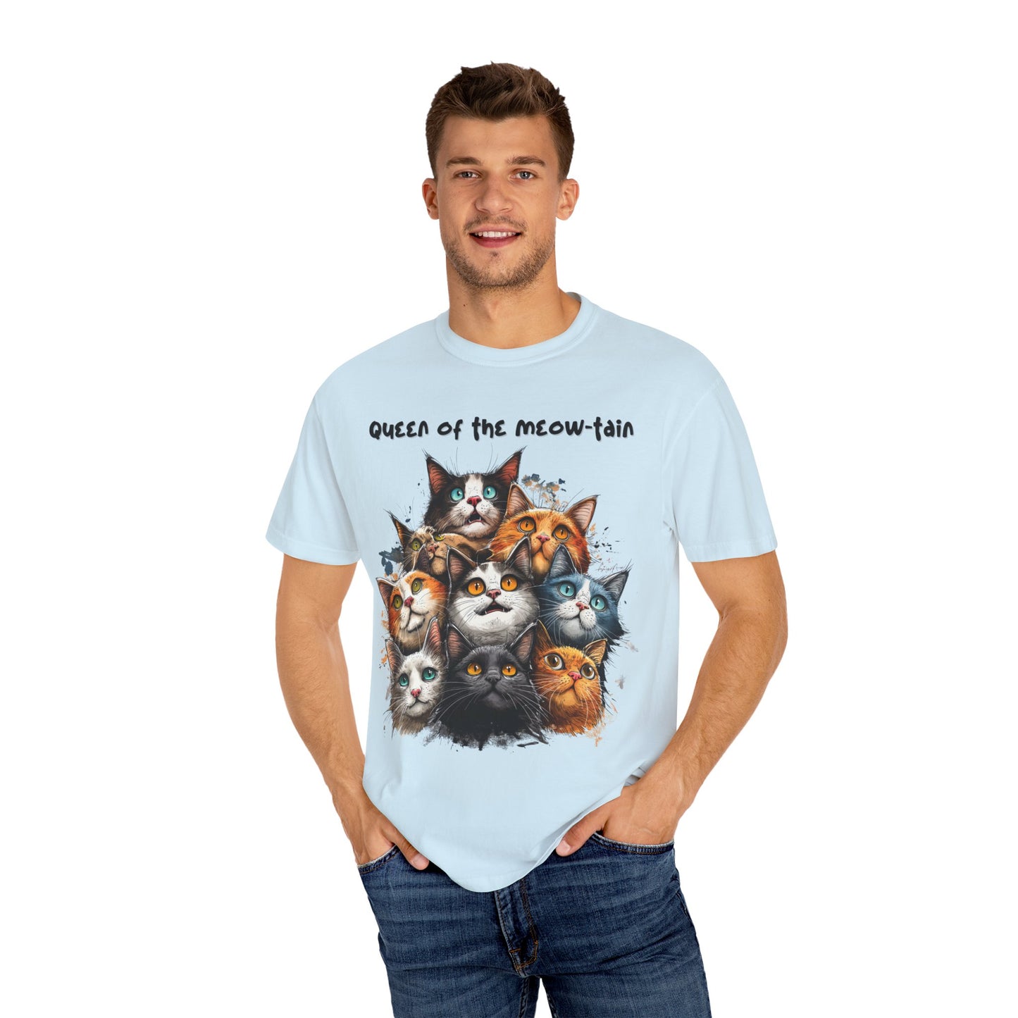 Queen of the Meow-tain, Cat Lady Shirt