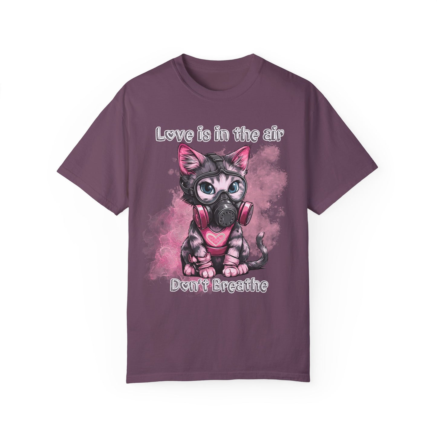 Love is in the air don't breathe, Valentine's shirt