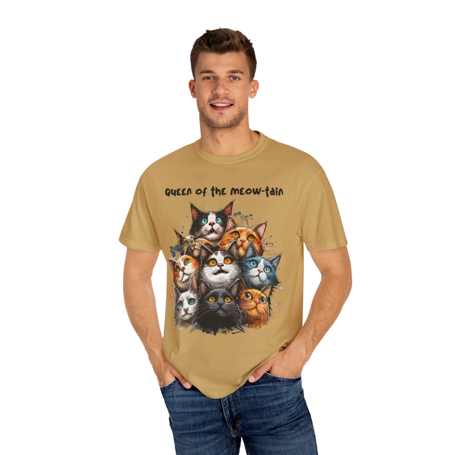 Queen of the Meow-tain, Cat Lady Shirt