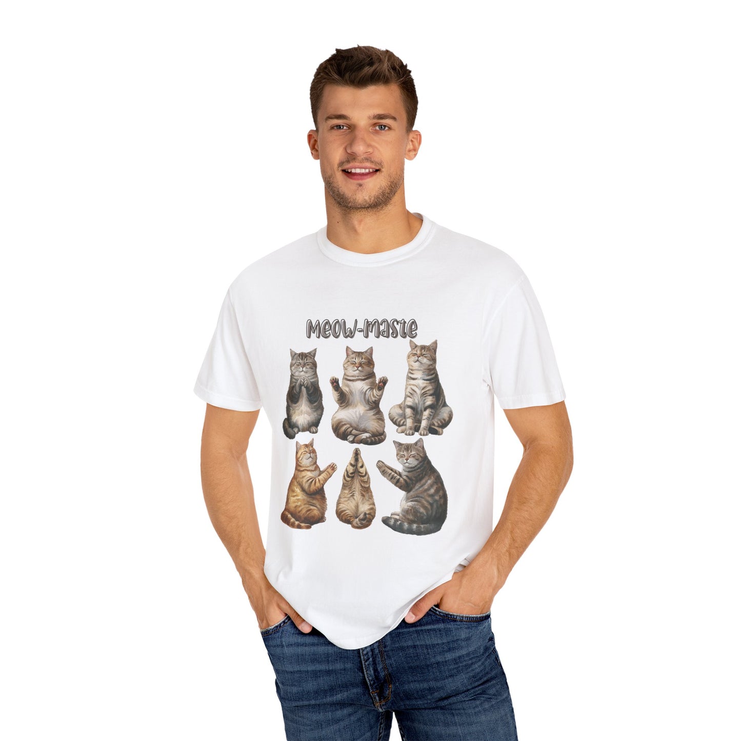 Meow-Maste, Yoga Cat T-Shirt