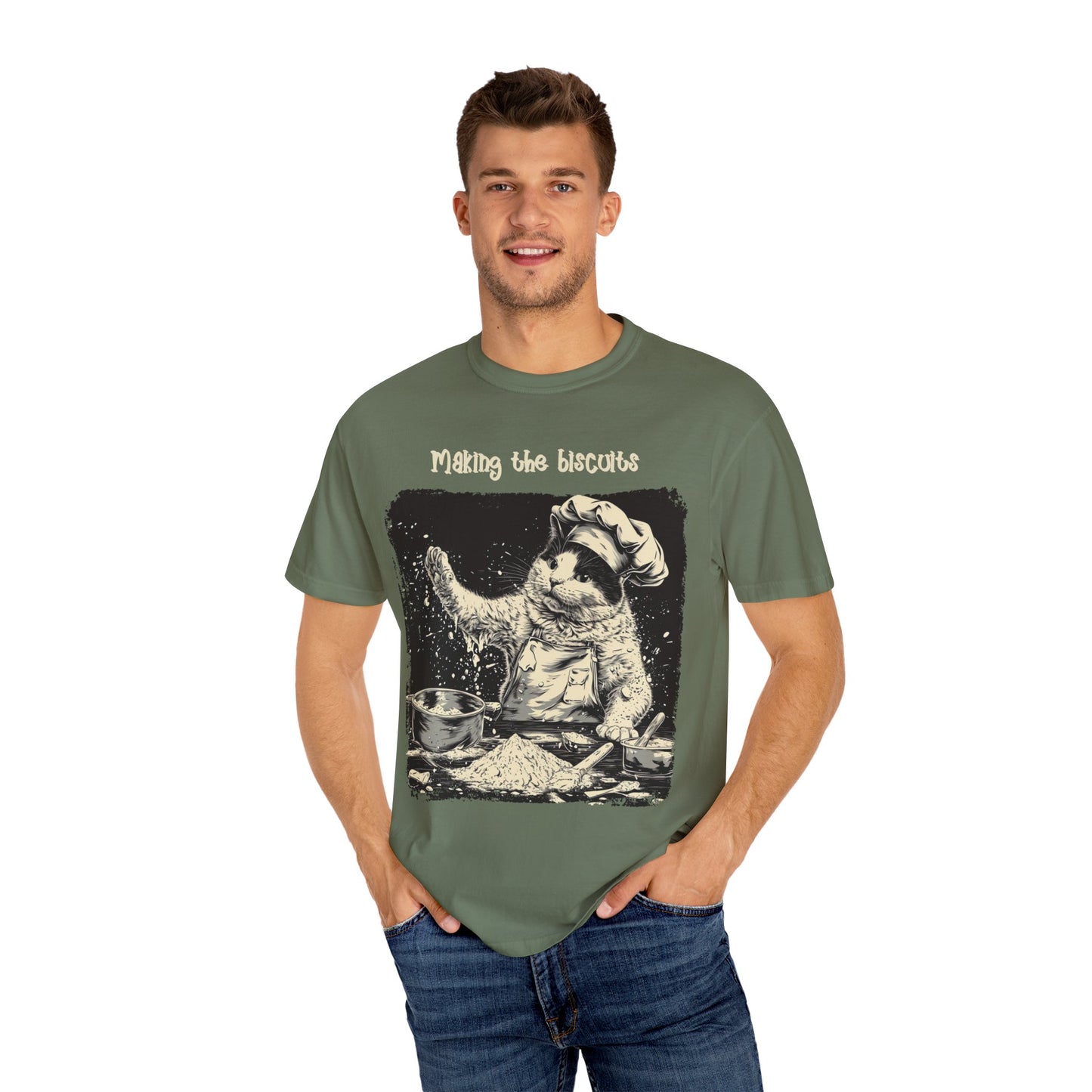 Making the Biscuits, Cat T-Shirt