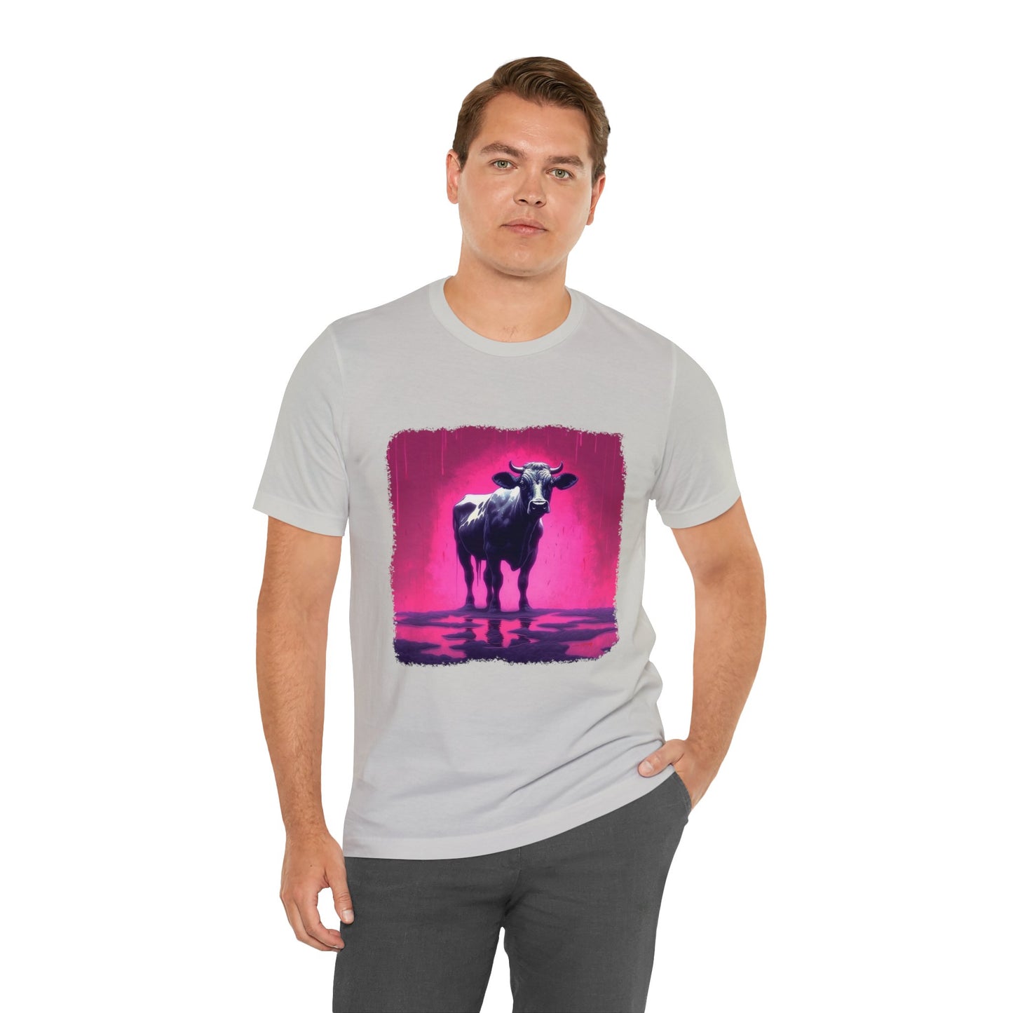 Hot PINK cow