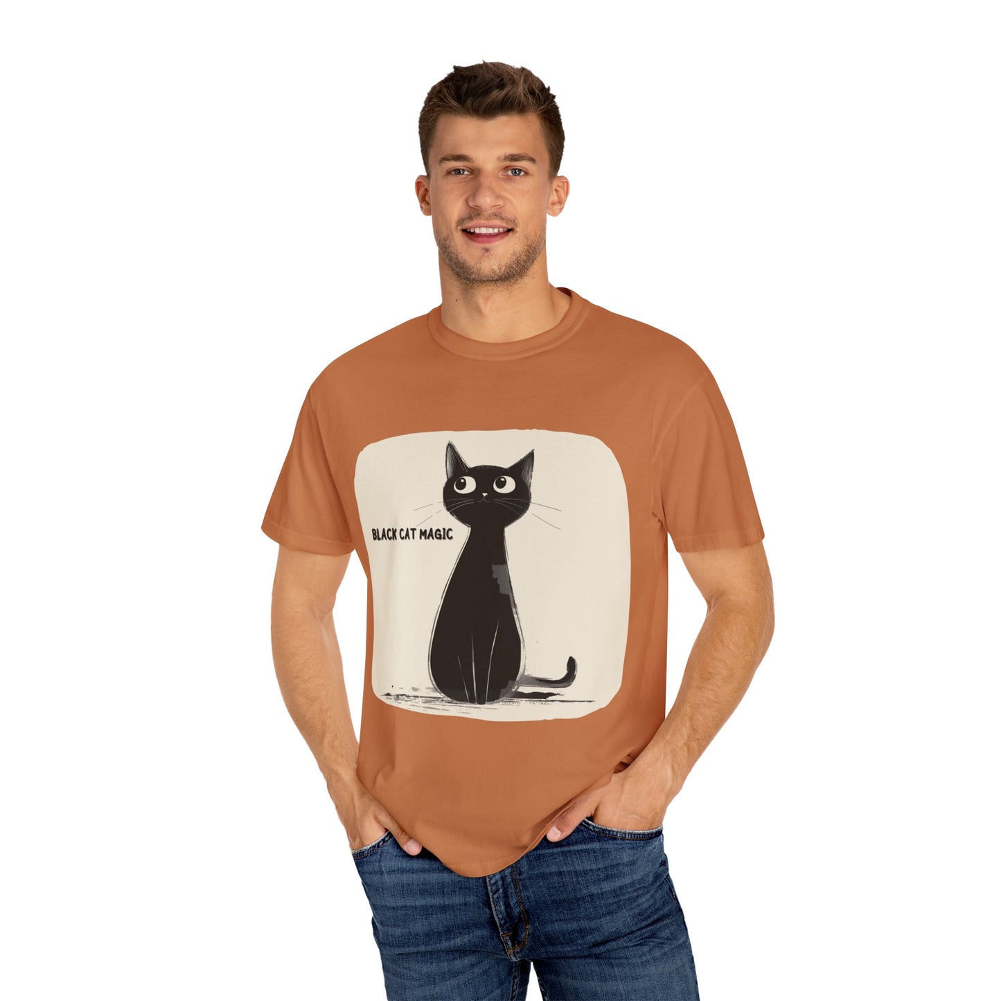 Black cat magic T-shirt