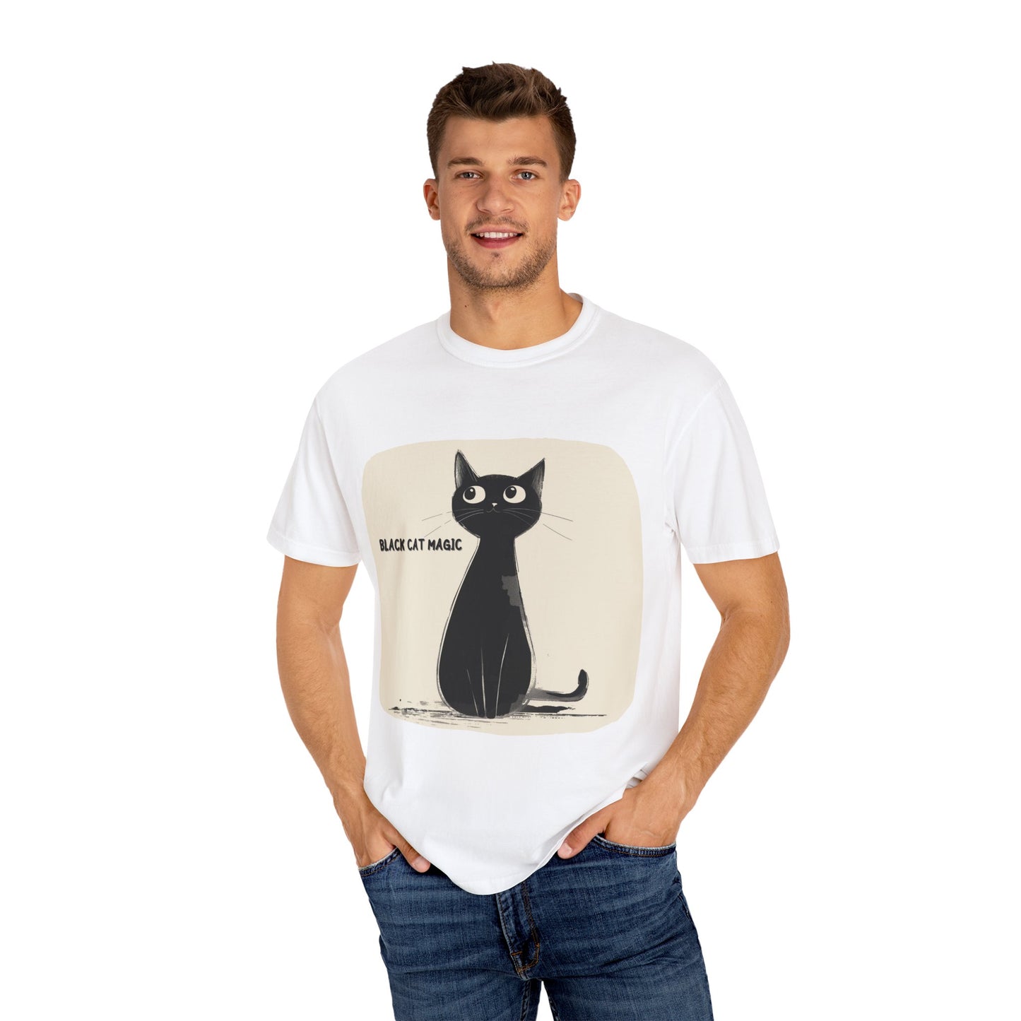 Black cat magic T-shirt