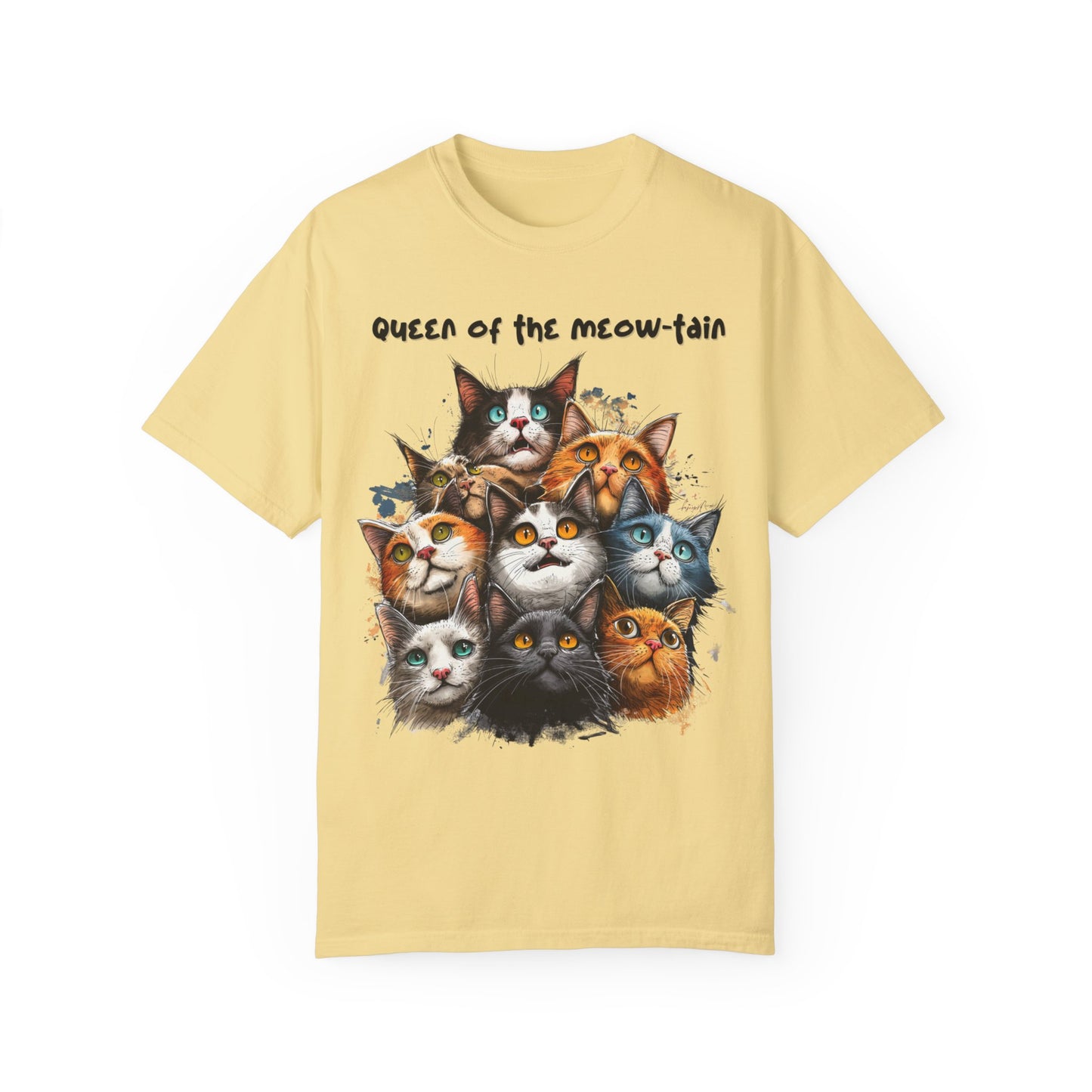 Queen of the Meow-tain, Cat Lady Shirt