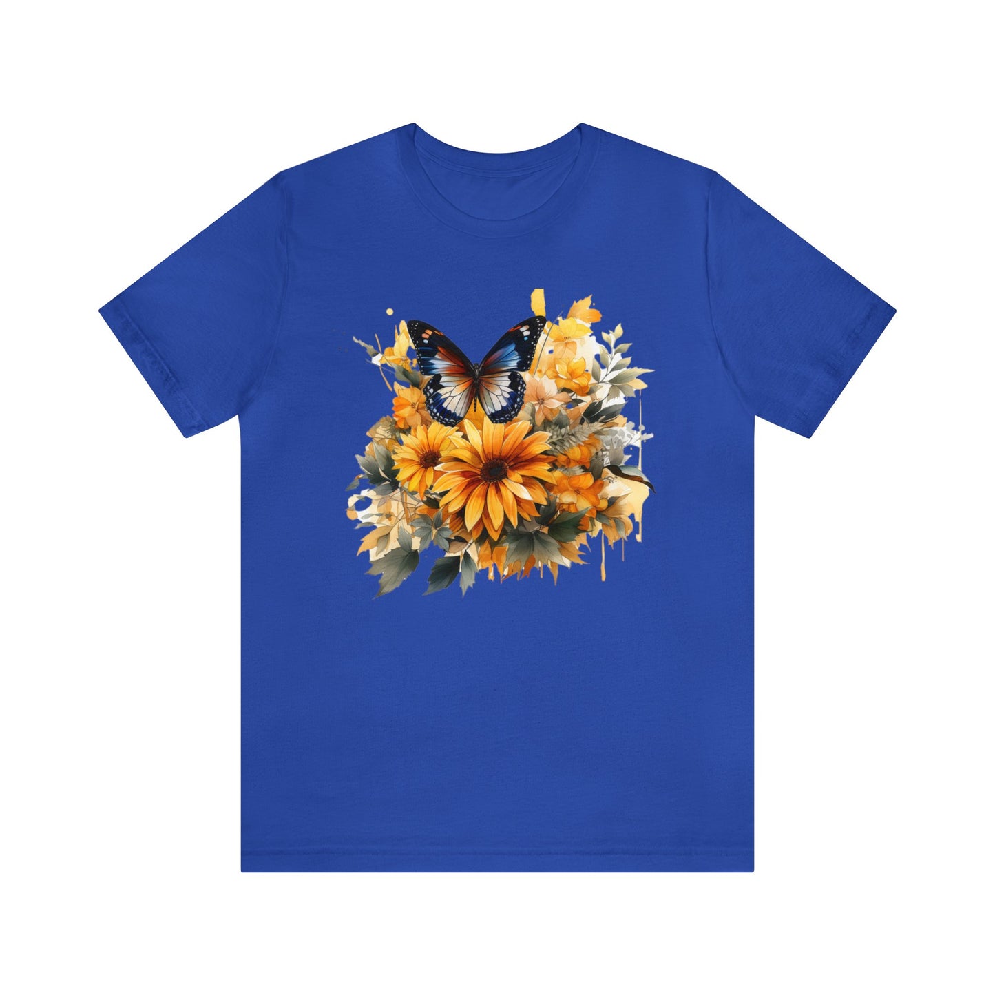 Butterfly sunflower shirt