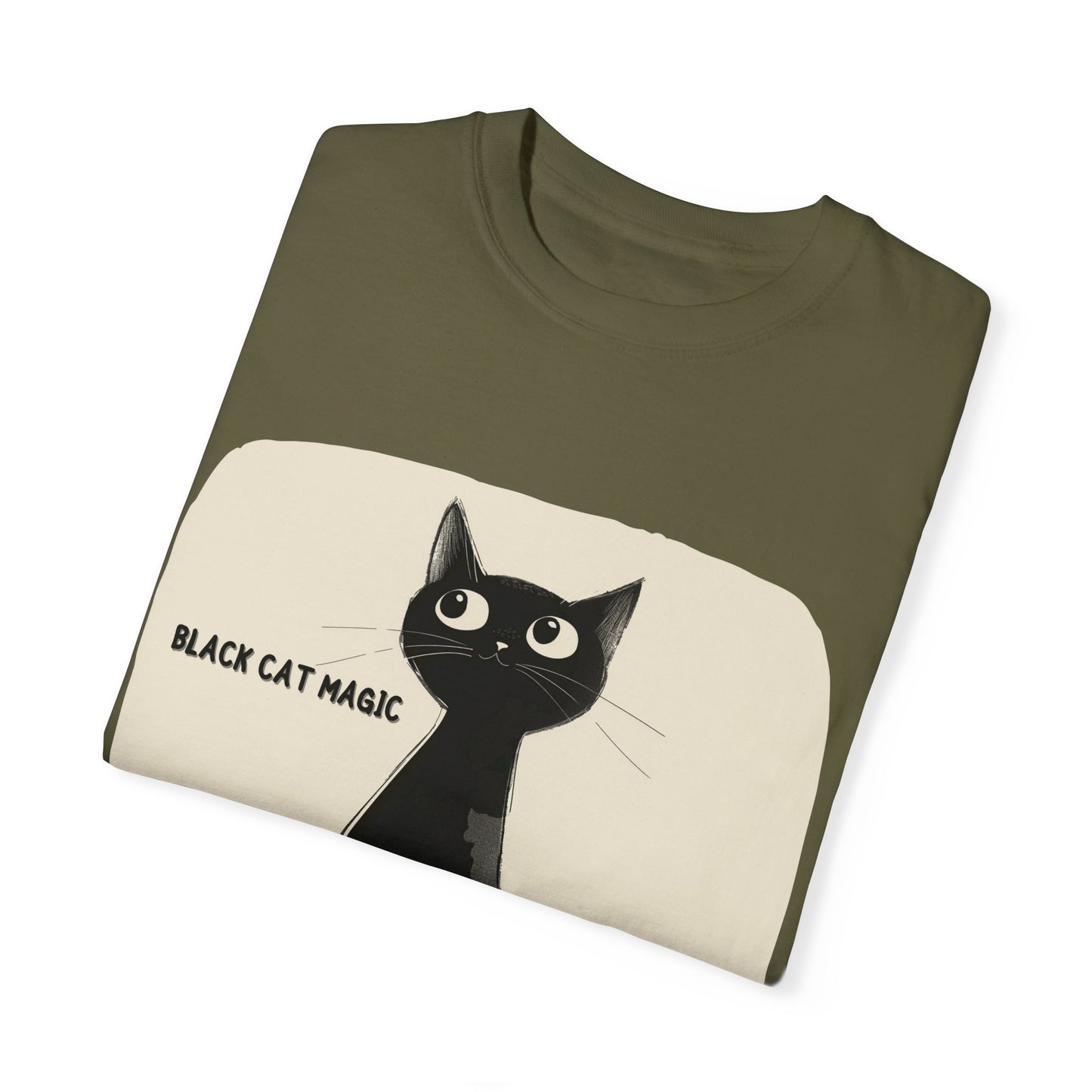 Black cat magic T-shirt