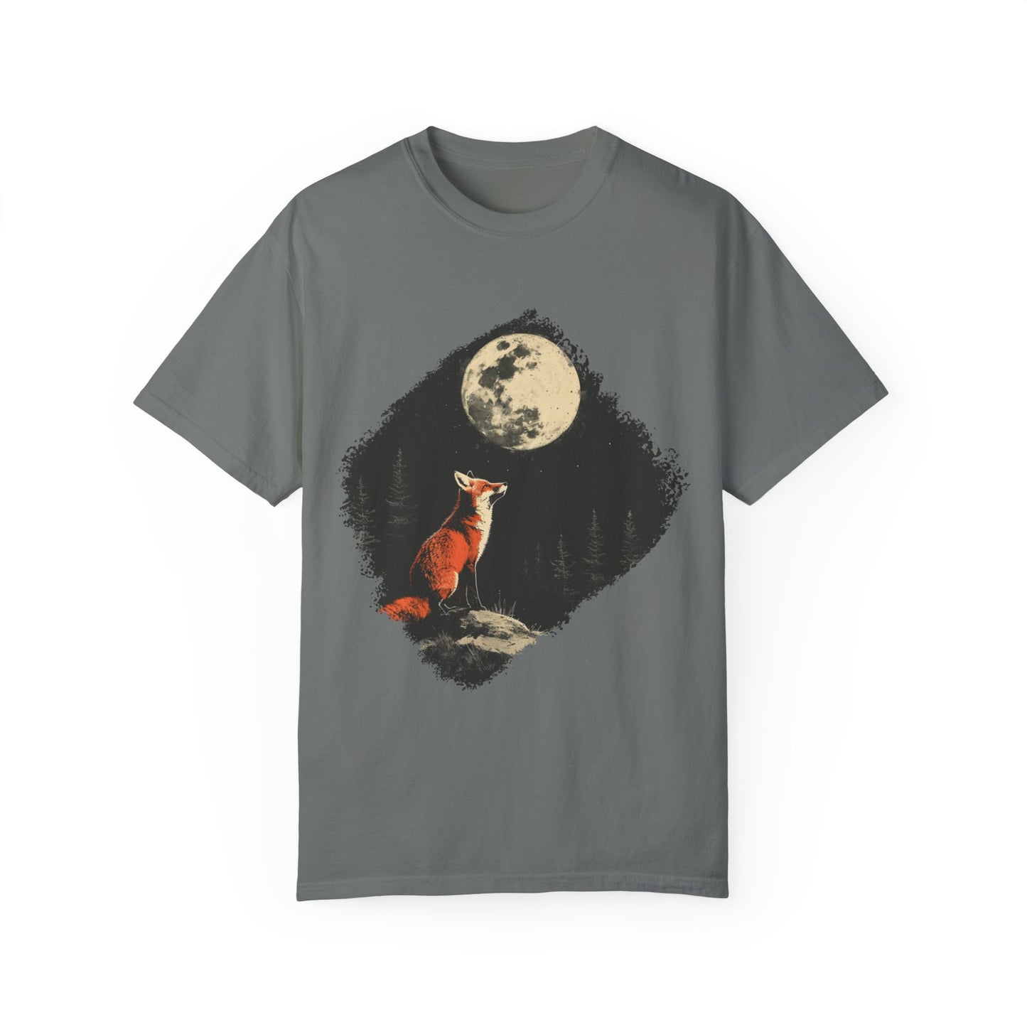 Fox under the moon shirt