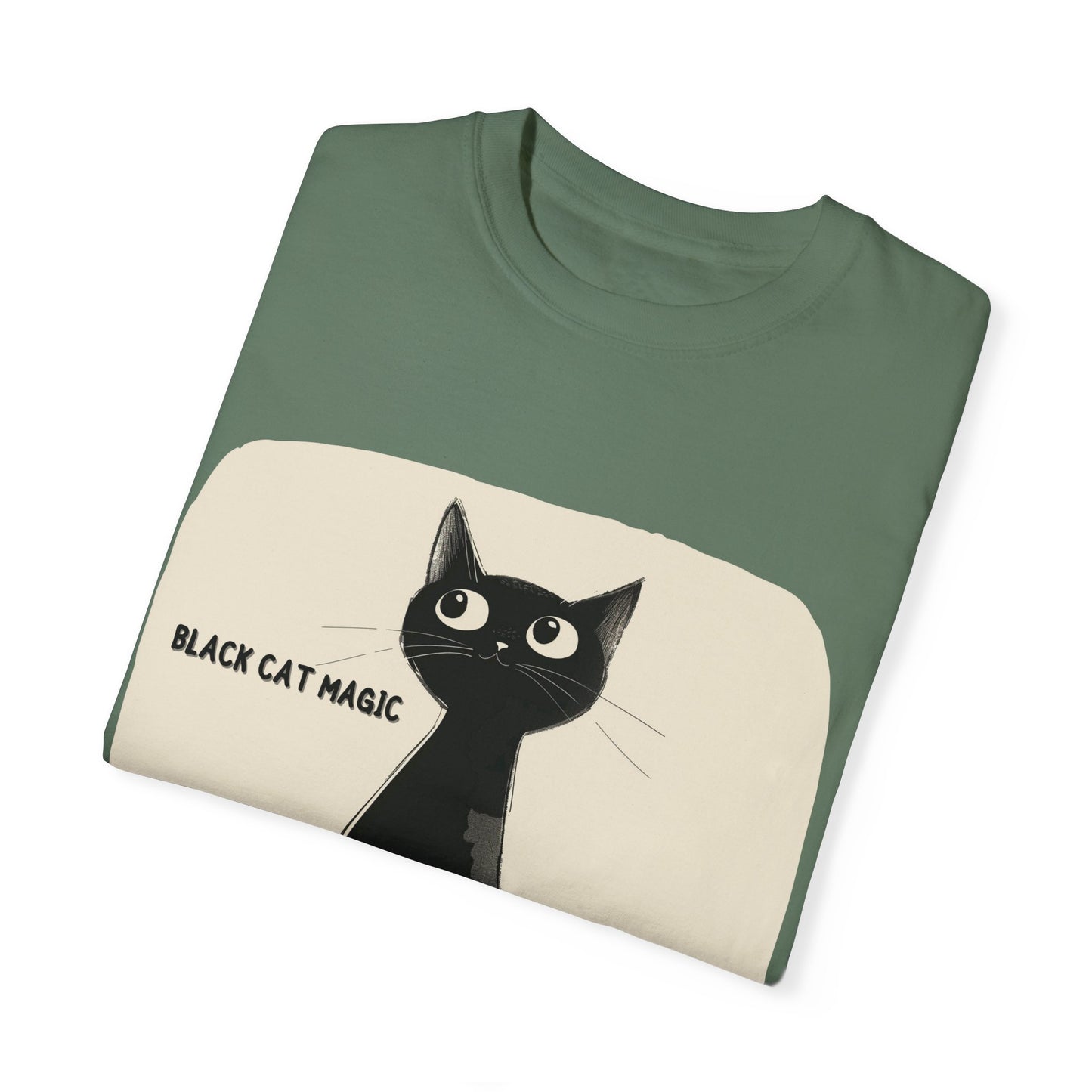 Black cat magic T-shirt