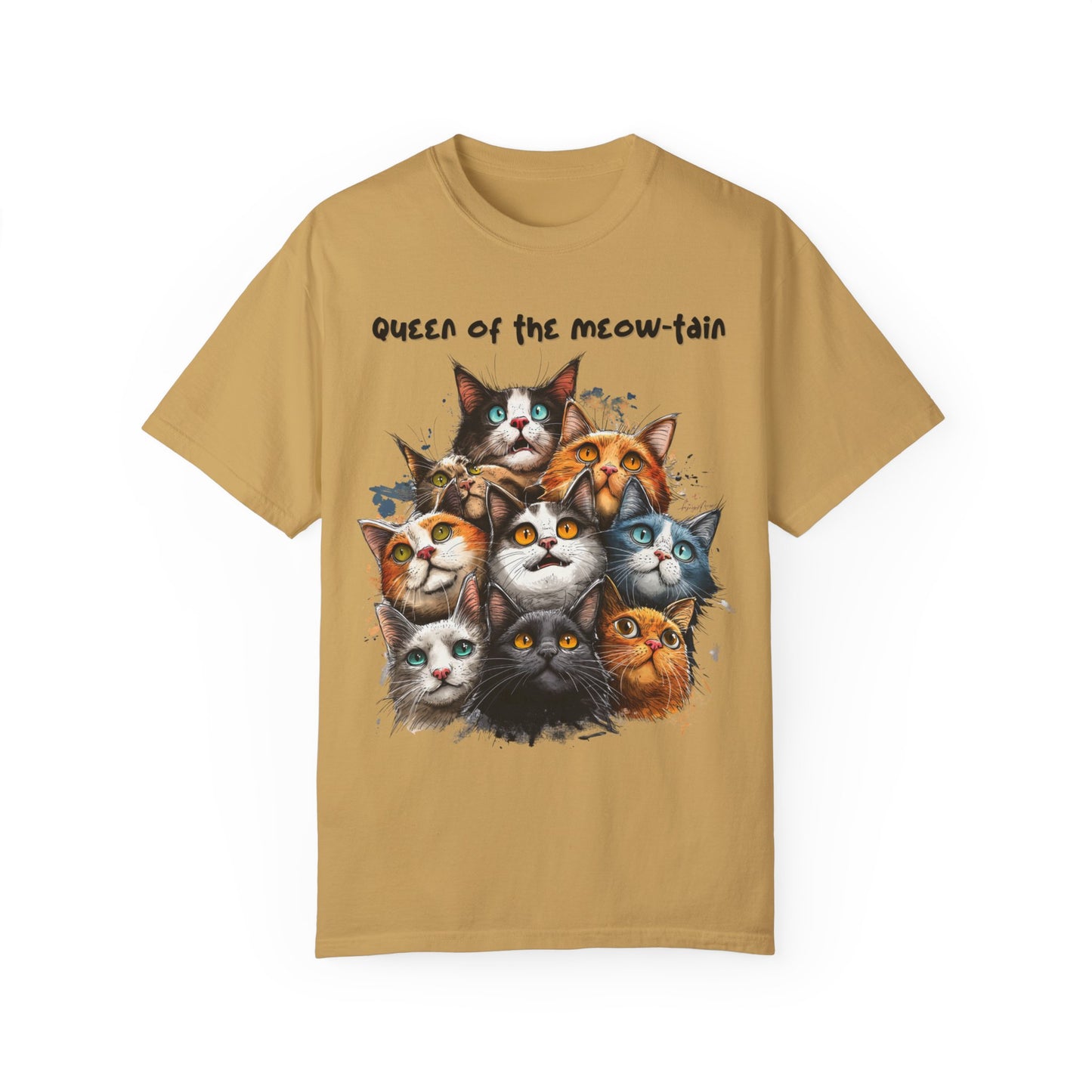 Queen of the Meow-tain, Cat Lady Shirt